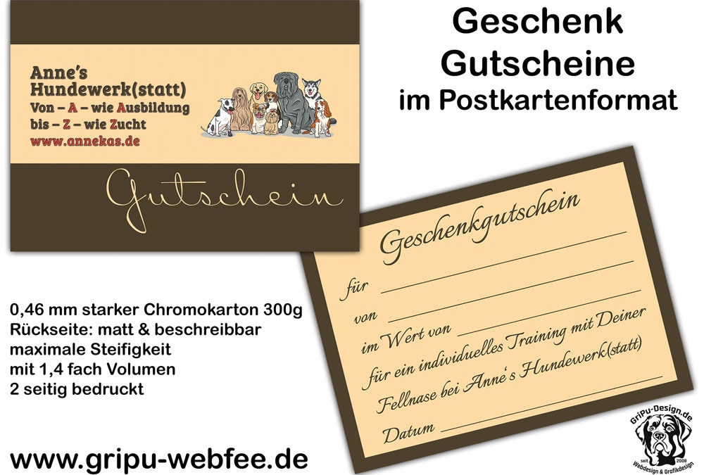 Gutscheine für Annekas