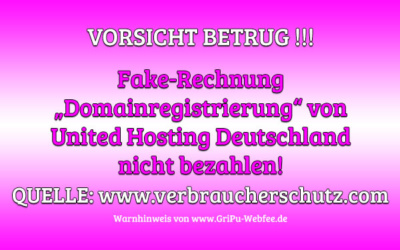 Vorsicht Betrug