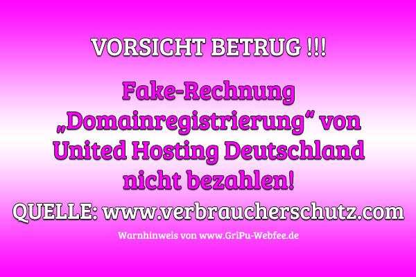Vorsicht Betrug