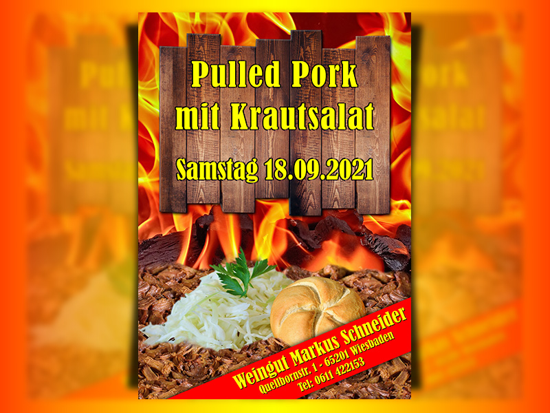 Pull Pork, Federweißer & Apfelmost