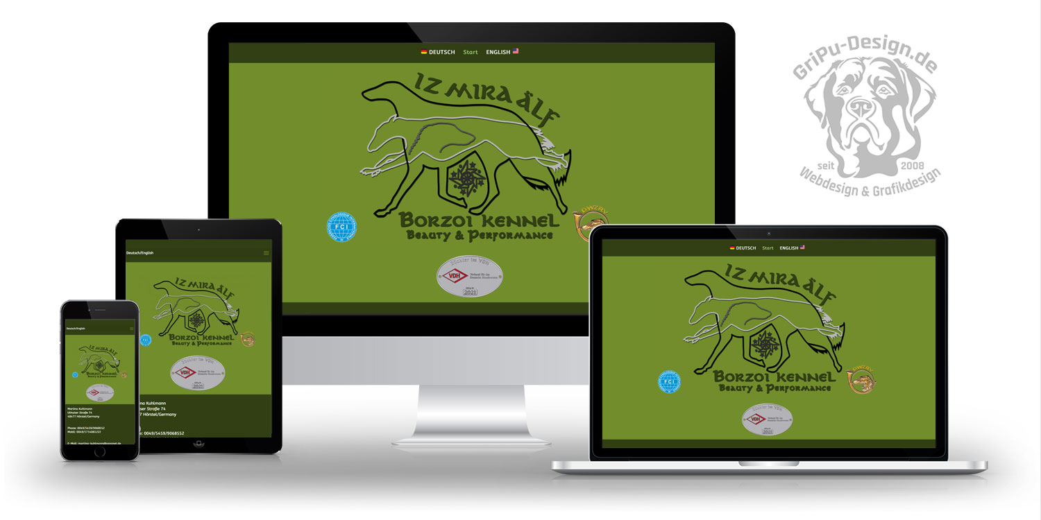 Referenzen Webdesign / Iz Mira Älf