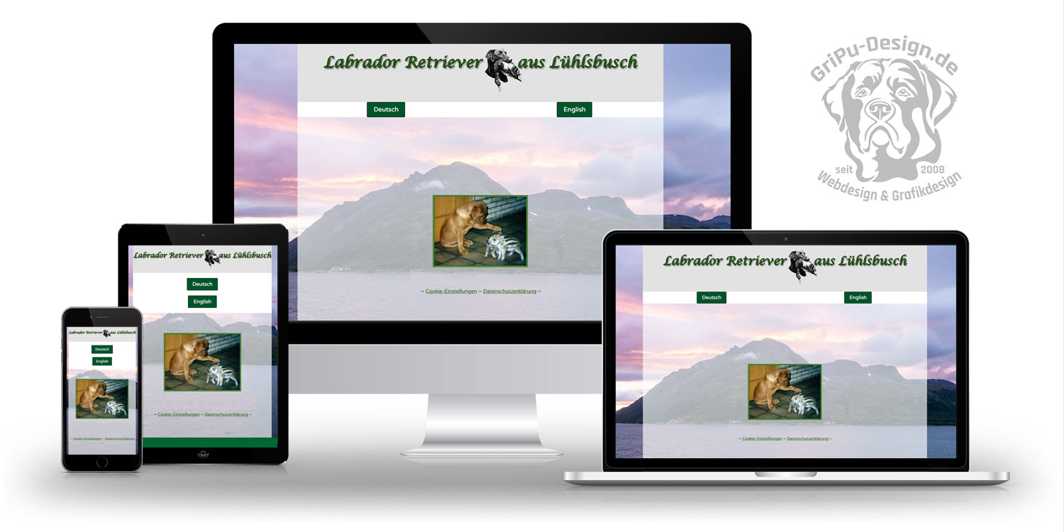 Referenzen Webdesign / Kennel aus Lühlsbusch