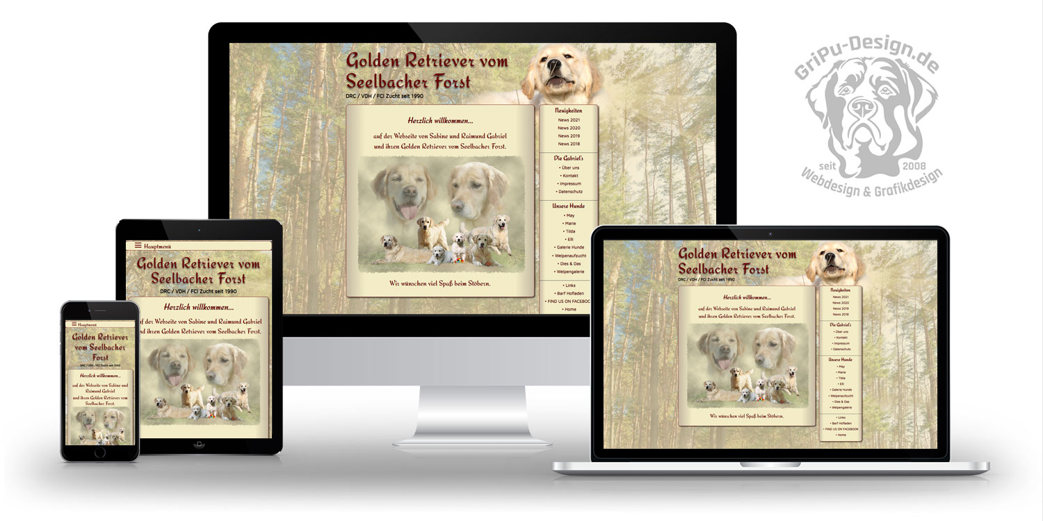 Referenzen Webdesign / Kennel vom Seelbacher Forst