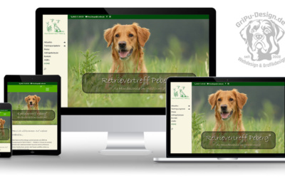 Neue Webseite für die Hundeschule Retrievertreff Peberg