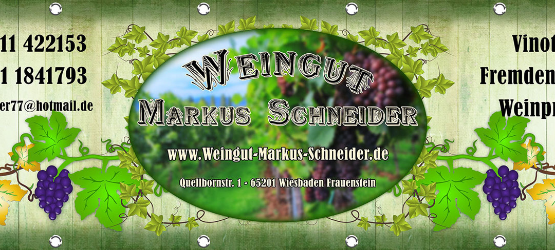 LKW Plane für Weingut Schneider