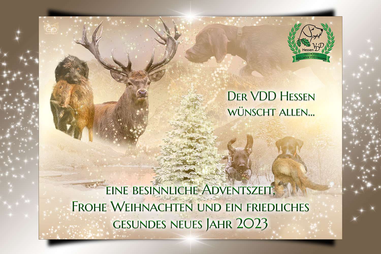 Weihnachtscollage für den VDD Hessen