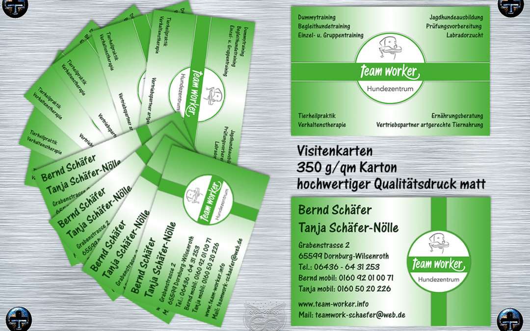 Neue Visitenkarten