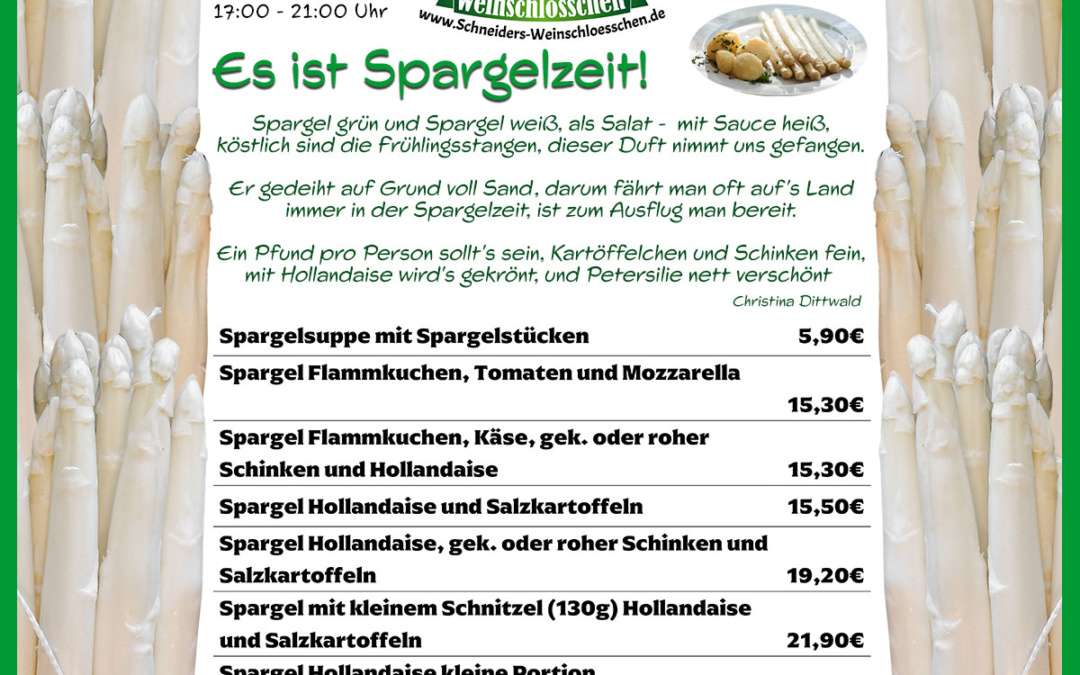 Spargelsaison