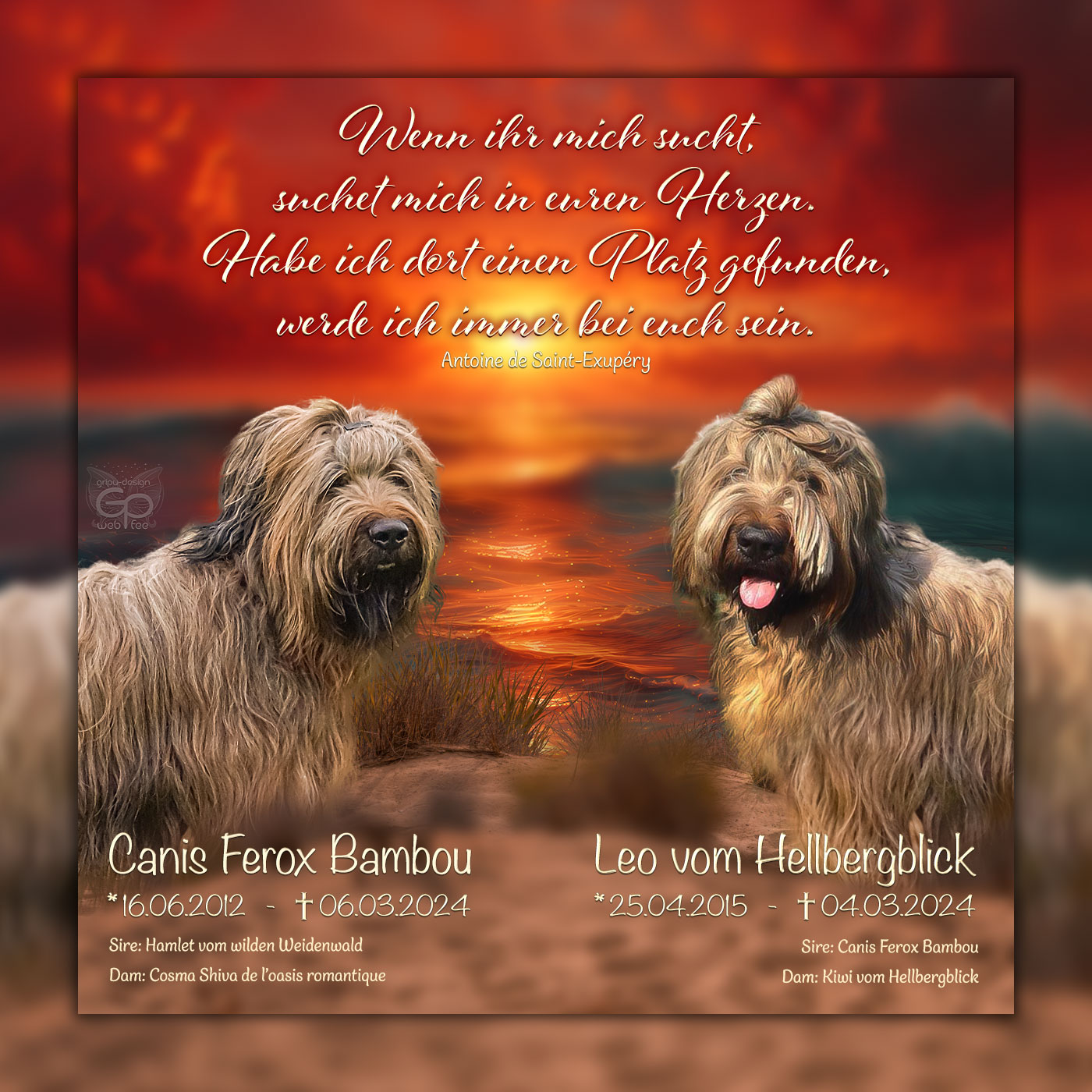 Abschied von Vater und Sohn